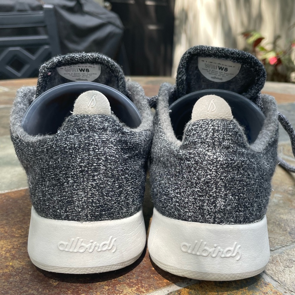 allbirds Women’s Wool Runners Natural Grey/Light Sole - Picture 3 of 7
